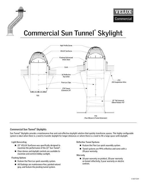 Sun Tunnel Technical Guide
