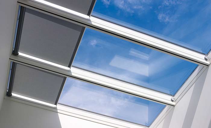 Des VELUX Modular Skylights dotés de stores de protection solaire