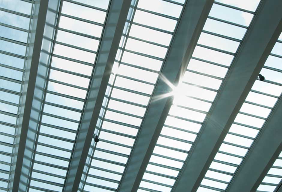 Rooflight solution with Atrium Longlight 5-30˚, DSV Headquarters, Denmark