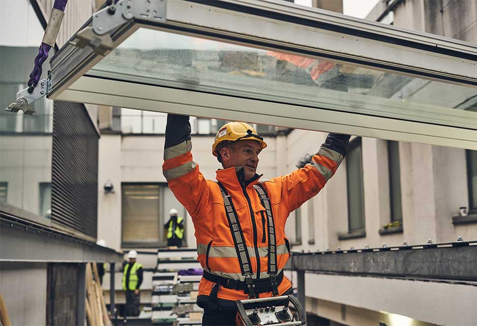 Installation of VELUX Modular Skylights at Dún Laoghaire – Rathdown County Council 