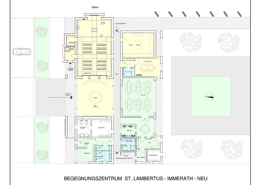 Arkitekttegninger af Kirche Erkelenz – grundplan